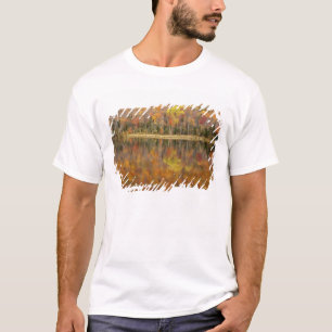 Autumn landscape with lake, Vermont, USA T-Shirt