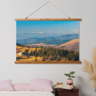 Autumn landscape with mountain Triglav Hanging Tapestry