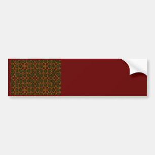 Autumn Lattice Bumper Sticker