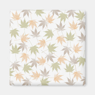 Autumn leaf beauty magnet
