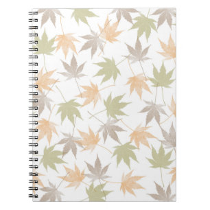 Autumn leaf beauty notebook