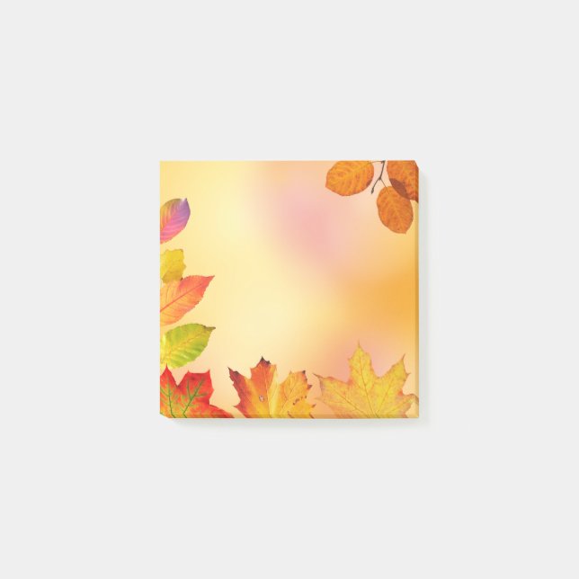 Autumn Leaf Beauty" x 3" Post-it® Notes (Front)