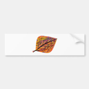 Autumn Leaf Bumper Sticker