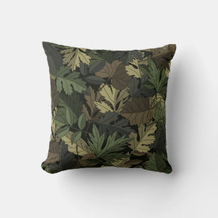 Autumn Leaf Camouflage Cushion