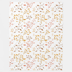 Autumn Leaf Cascade – Cosy Fleece Blanket