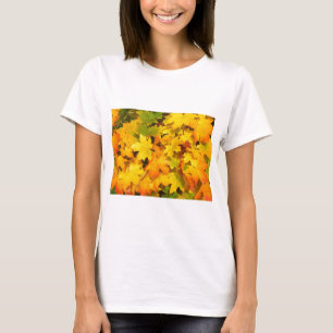 Autumn Leaf Colours Tree Party Destiny Celebration T-Shirt