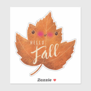 Autumn Leaf Cute Halloween Thanksgiving Fall