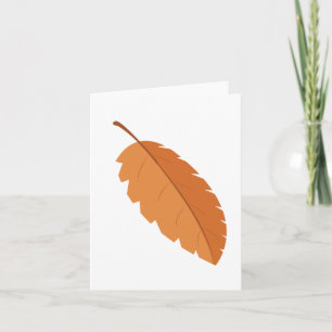 Autumn Leaf Holiday Card