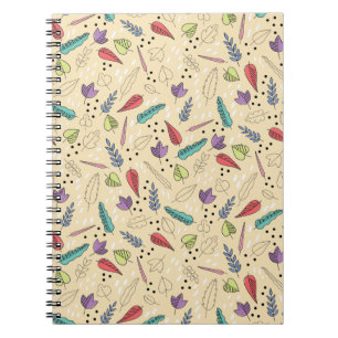 Autumn Leaf Medley Colourful Fall Notebook