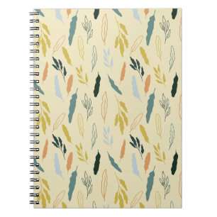 Autumn leaf notebook