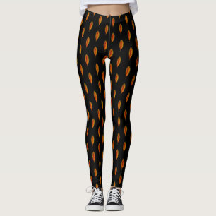 Autumn Leaf Pattern Leggings