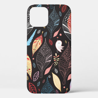 Autumn leaf texture iPhone 12 case