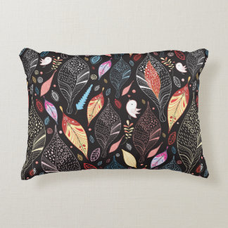 Autumn leaf texture decorative cushion