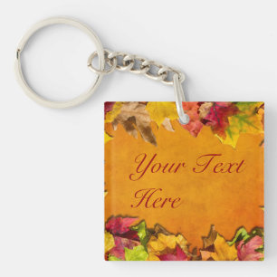 Autumn Leaves 1 Key Ring