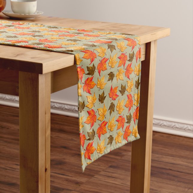 Autumn Leaves 1 Long Table Runner (In Situ)