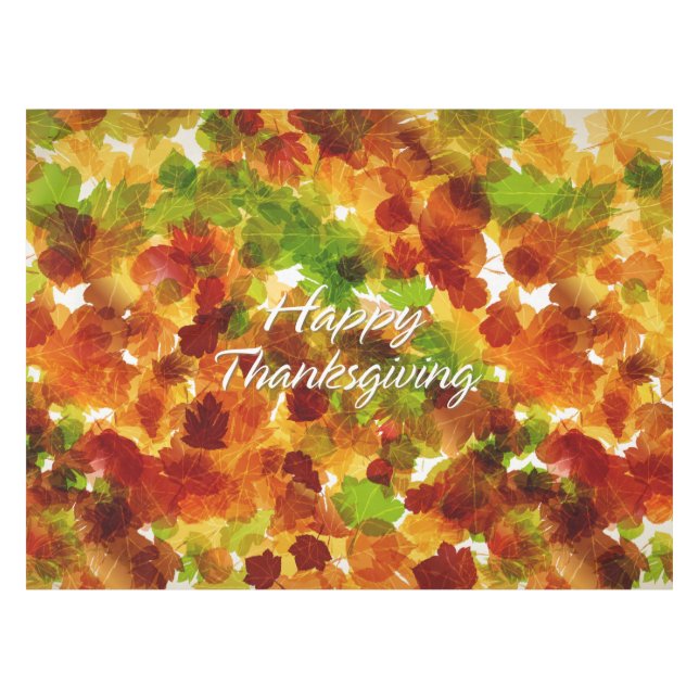 Autumn Leaves 2 Tablecloth (Front (Horizontal))