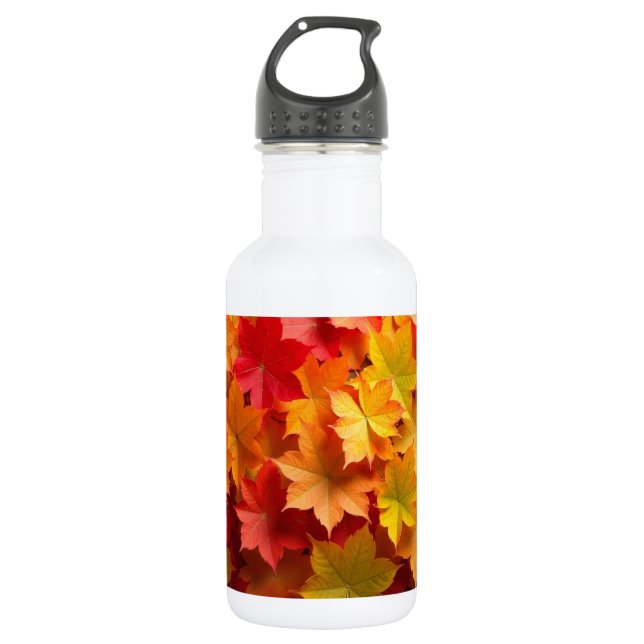 Autumn Leaves 532 Ml Water Bottle (Front)