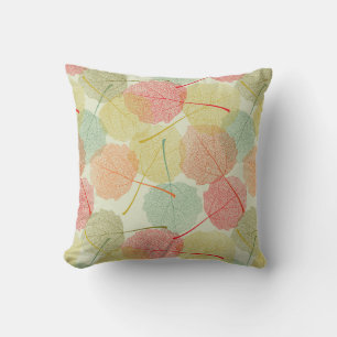 Autumn Leaves Abstract Cushion