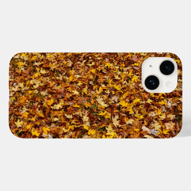 Autumn Leaves Abstract Phone Case (Back (Horizontal))