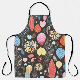 Autumn Leaves and Birds. Apron