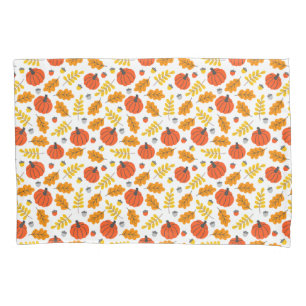 Autumn Leaves and pumpkins Pillowcase