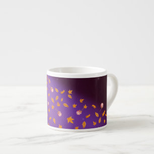 Autumn Leaves and roses  Espresso Cup