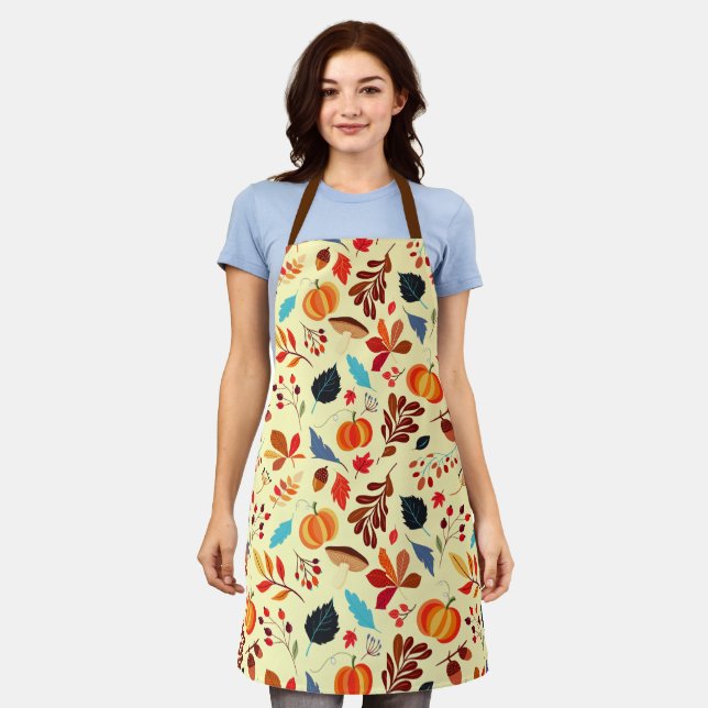 Autumn Leaves Apron (Worn)