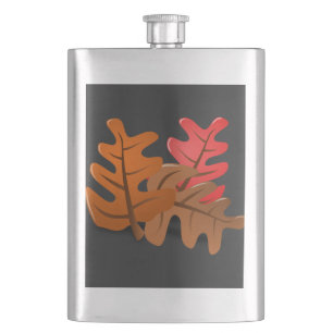 Autumn Leaves are Falling Hip Flask