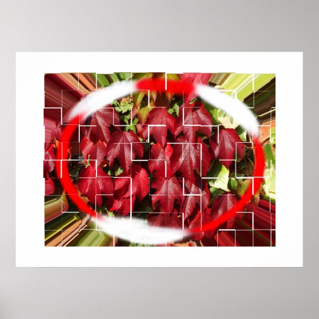 Autumn leaves art poster (Front)