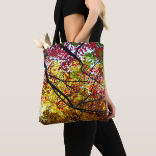 Autumn Leaves at Walden Pond Tote Bag