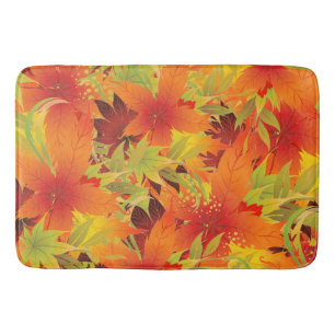 Autumn Leaves  Bath Mat