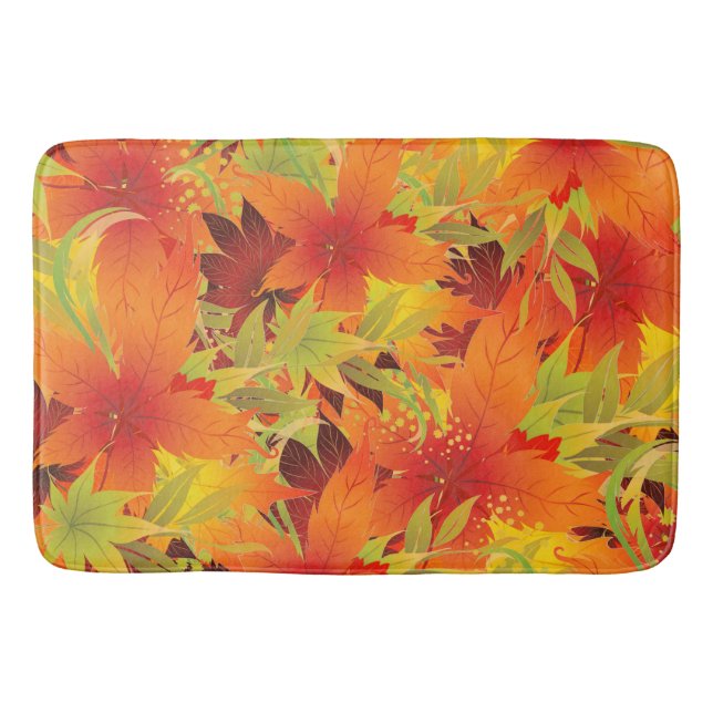 Autumn Leaves  Bath Mat (Front)