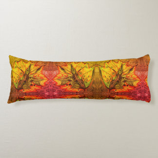 Autumn leaves body cushion