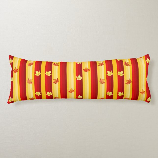 Autumn leaves body pillow (Front)