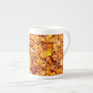 Autumn Leaves Bone China Mug