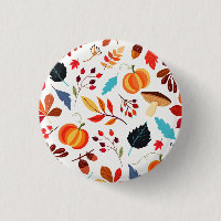 Autumn Leaves Button