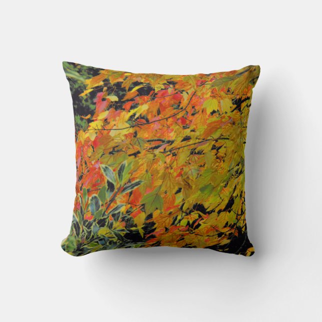 Autumn Leaves by Alexandra Cook Cushion (Front)
