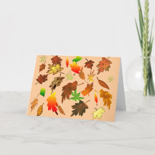 Autumn Leaves Card