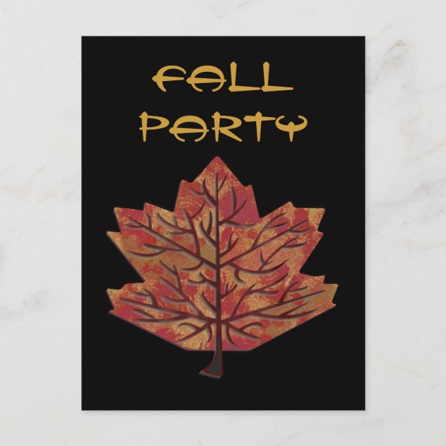 Autumn Leaves Card (Front)