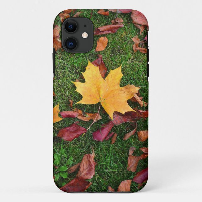 Autumn Leaves Case-Mate iPhone Case (Back)