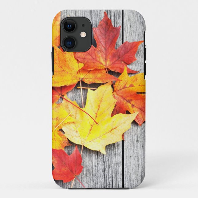 Autumn Leaves Case-Mate iPhone Case (Back)