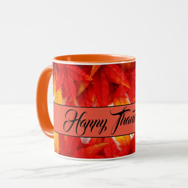 Autumn Leaves Classic Coffee Mug (Front Left)