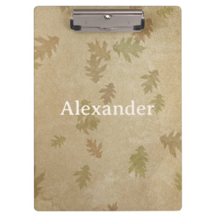 Autumn leaves clipboard
