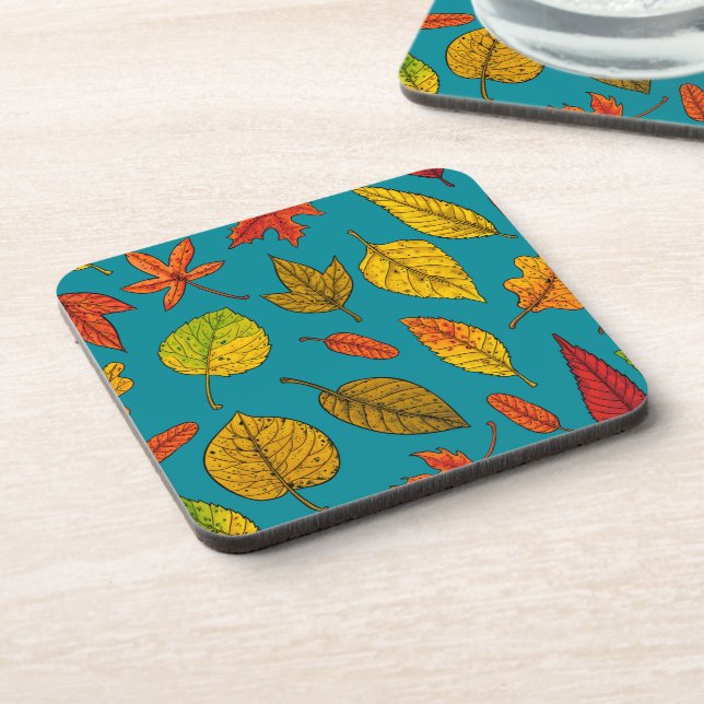 Autumn leaves coaster (Left Side)