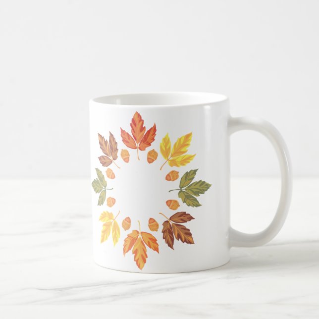Autumn Leaves Coffee Mug (Right)