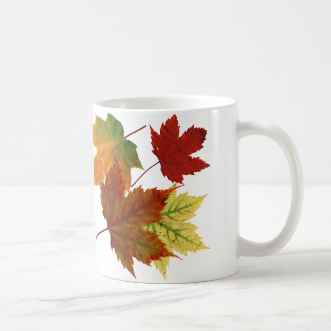 AUTUMN LEAVES COFFEE MUG (Right)
