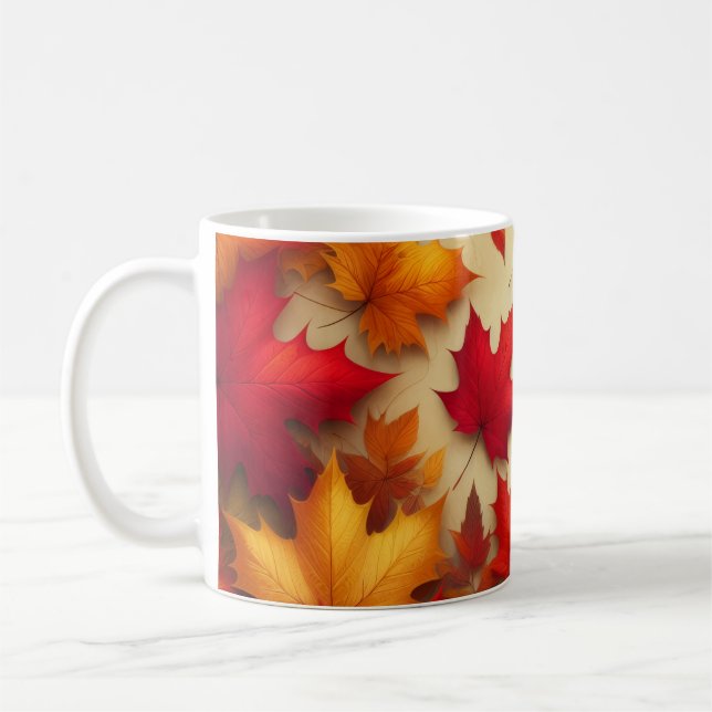 Autumn leaves coffee mug (Left)