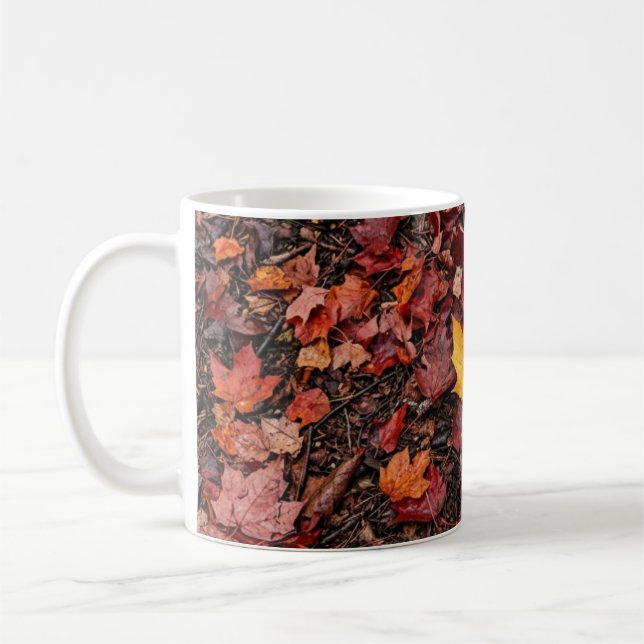 Autumn leaves  coffee mug (Left)