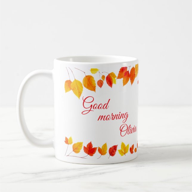 Autumn Leaves Coffee Mug (Left)