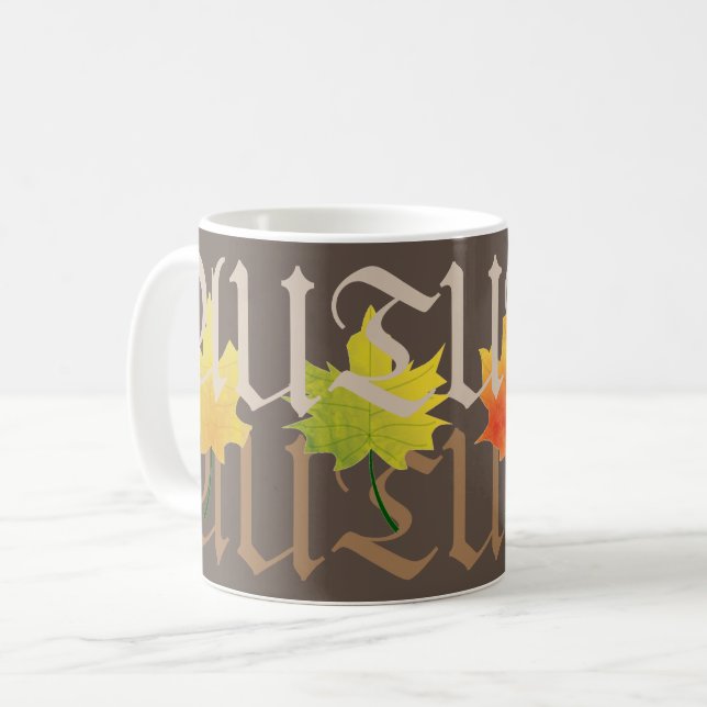 Autumn Leaves Coffee Mug (Front Left)